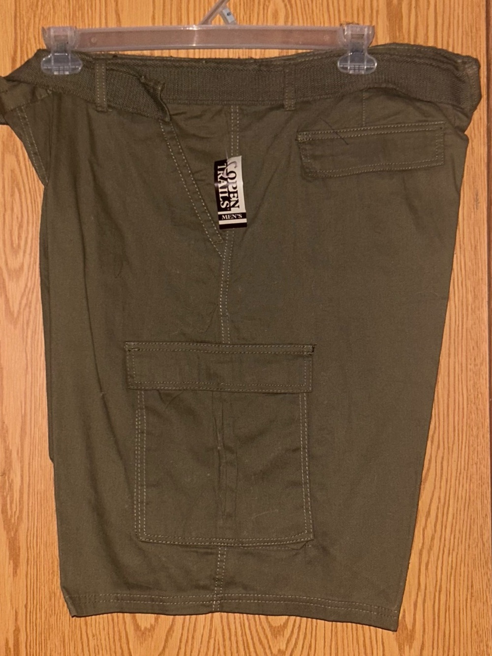 Open Trails Men’s Olive Cargo Pants – Utility Pocket Design